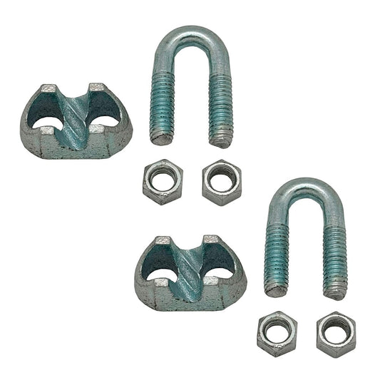 Grampo cabo din-741 sjt01, aÃ§o galvanizado, m6 5/16". 2 unidades_0