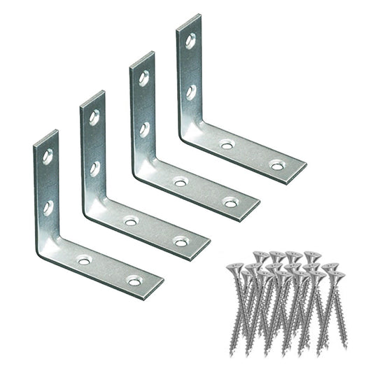 ReforÃ§o Ã¢ngulo an02, aÃ§o zincado, 60 x 60 x 15 mm. 4 unidades_0