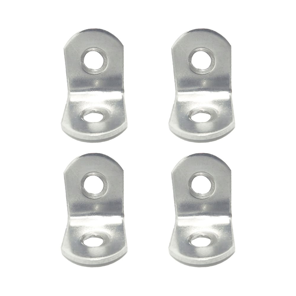 Ãngulo de reforÃ§o an24, aÃ§o inoxidÃ¡vel, 20 x 20 x 16 mm. 4 unidades_0