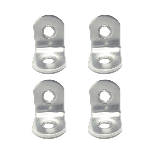 Ãngulo de reforÃ§o an24, aÃ§o inoxidÃ¡vel, 20 x 20 x 16 mm. 4 unidades_0