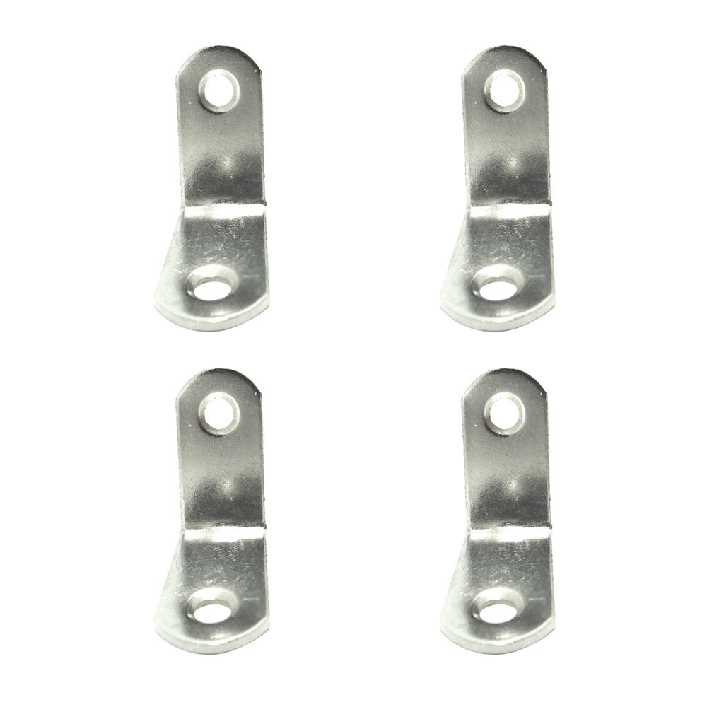 Ãngulo de reforÃ§o an24, aÃ§o inoxidÃ¡vel, 30 x 30 x 16 mm. 4 unidades_0