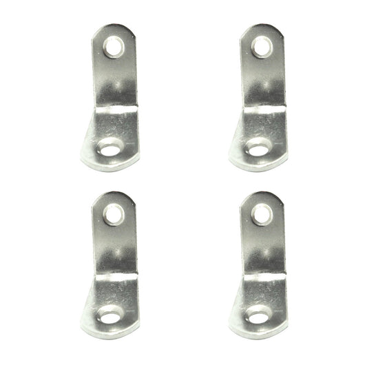 Ãngulo de reforÃ§o an24, aÃ§o inoxidÃ¡vel, 30 x 30 x 16 mm. 4 unidades_0