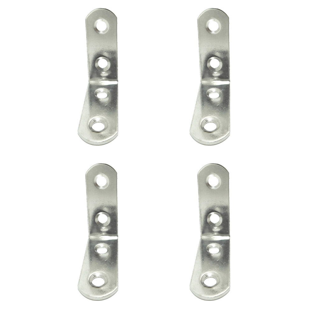 Ãngulo de reforÃ§o an24, aÃ§o inoxidÃ¡vel, 40 x 40 x 16 mm. 4 unidades_0