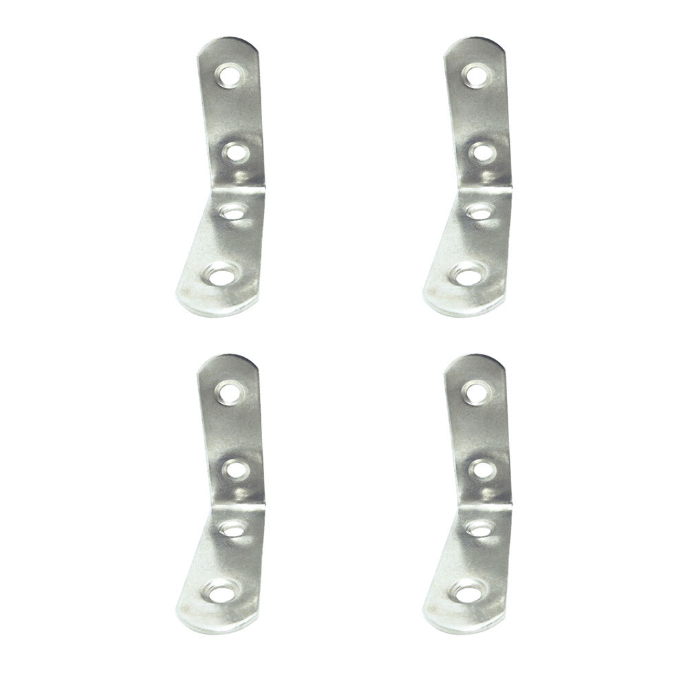 Ãngulo de reforÃ§o an24, aÃ§o inox, 50 x 50 x 16 mm. 4 unidades_0