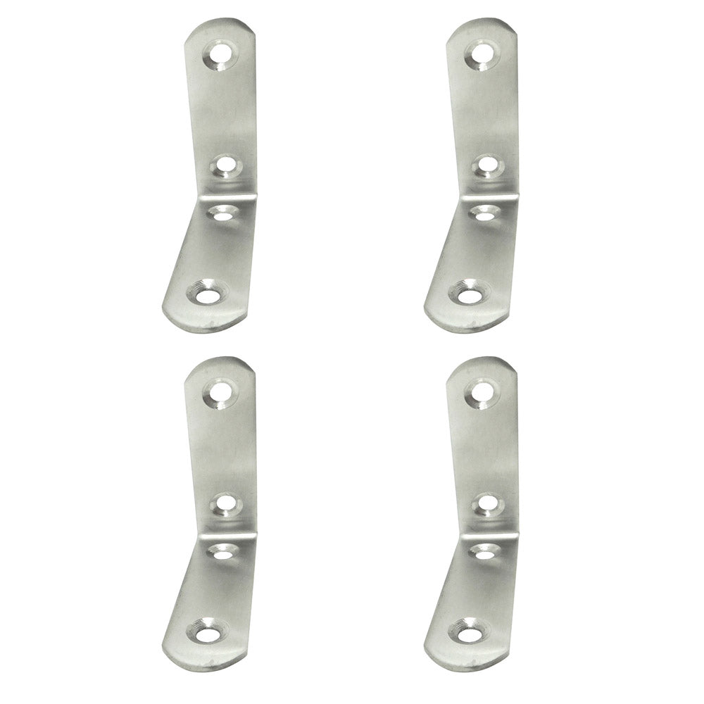 Ãngulo de reforÃ§o an24, aÃ§o inoxidÃ¡vel, 60 x 60 x 19 mm. 4 unidades_0