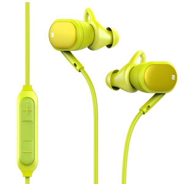 Rock - Cuffiette Bluetooth con Microfono Sportive- Giallo_0