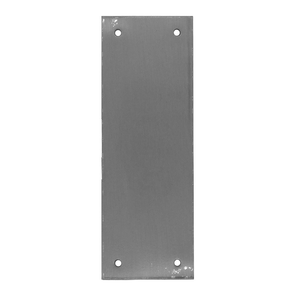 Placa cega, modelo plp12, fabricada em aÃ§o inoxidÃ¡vel com acabamento inox, 90 x 250 mm, 0,65 mm_0