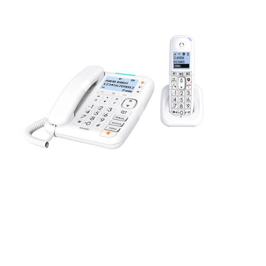 Alcatel XL785 Teléfono DECT/analógico Identificador de llamadas Blanco_0
