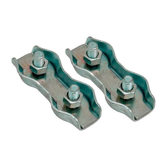 Cerra-cabos duplo plano sjt02 3 mm galvanizado, blÃ­ster 2 unidades_0