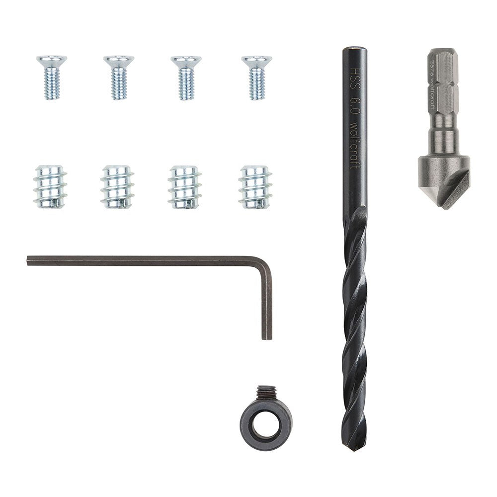 Kit de reparo de dobradiÃ§as tipo copo, lateral do armÃ¡rio, 12 peÃ§as_0