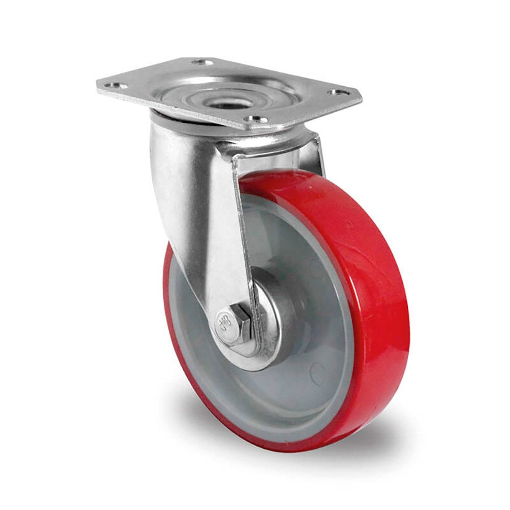 Roda para carga mÃ©dia, n2u6 r1w, com prato giratÃ³rio, 105 x 80 mm, Ã¸125 mm_0