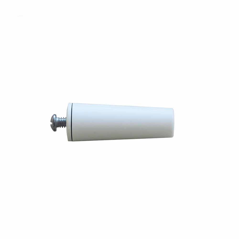 Batente conico para persiana branco 60 mm_0