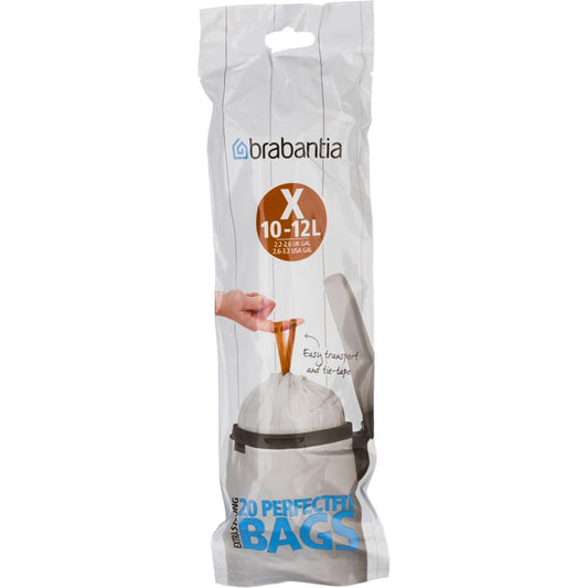 Saco de Lixo Brabantia / Preto / Type X / 12 L / 20 Unidades / 116728_0