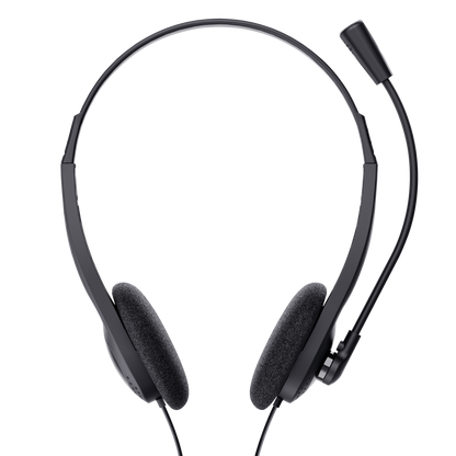 Auriculares Trust Com Microfone / Preto