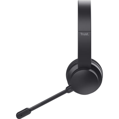 Headset Trust Ayda USB-C Bluetooth ENC Preto