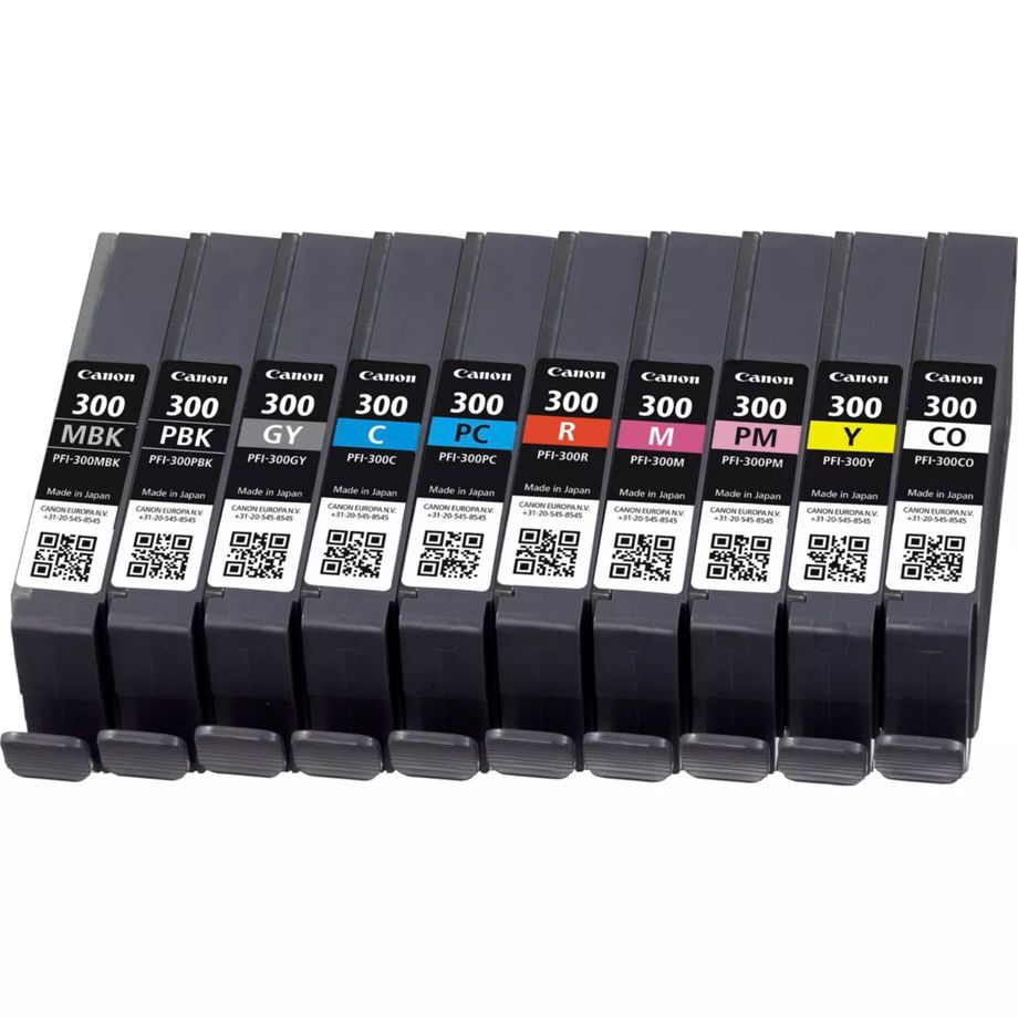 Tinteiro Canon PFI-300 Multipack / MBK/PBK/C/M/Y/PC/PM/R/GY/CO_0
