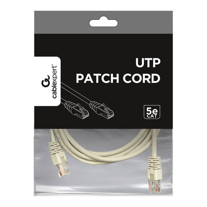 Cabo de Rede Gembird PP12-2M / Cat5e / UTP / 2m / AWG26 / Cinzento