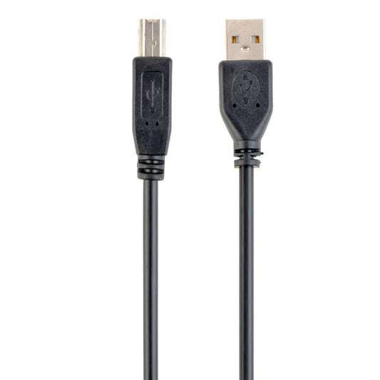 Cabo Gembird USB-A para USB-B 2.0 3m Preto