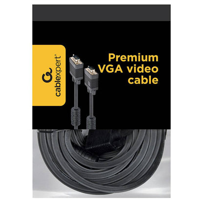 Cabo VGA Gembird CC-PPVGA-6B HD15M/HD15M Dual-Shielded Ferrite 1.8m Preto