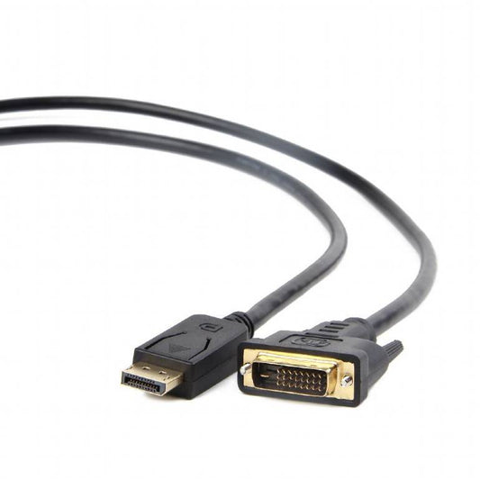Cabo DisplayPort para DVI-D M/M Gembird 1,8m Preto