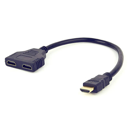 Cabo Adaptador HDMI Gembird DSP-2PH4-04 2 x HDMI Tipo A (Standard) / Preto