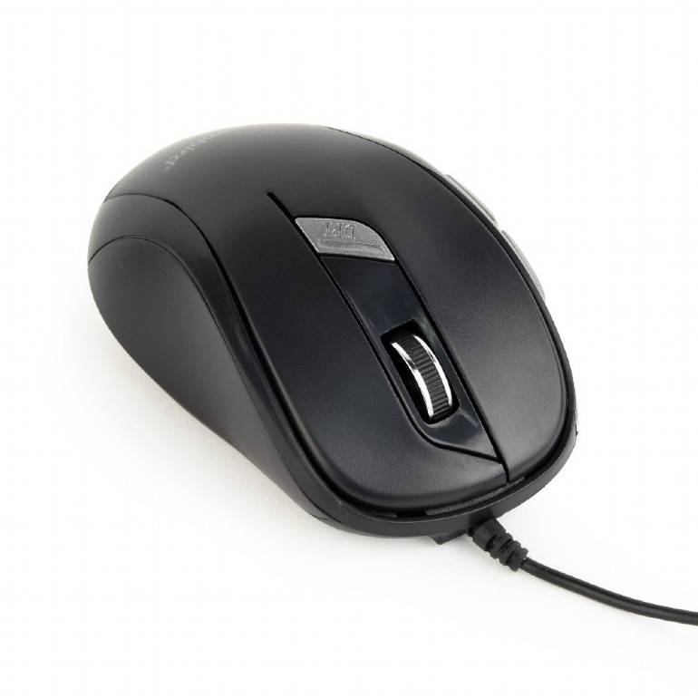 Rato Óptico Gembird USB 1600 DPI com 6 Botões Preto