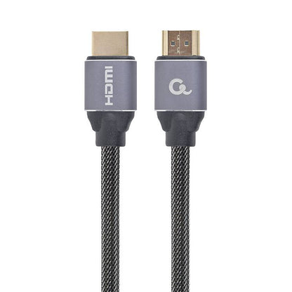 Cabo HDMI 2.0 4K 60Hz Gembird CCBP-HDMI-7.5M Premium Series Braided com Ethernet 7.5m Preto