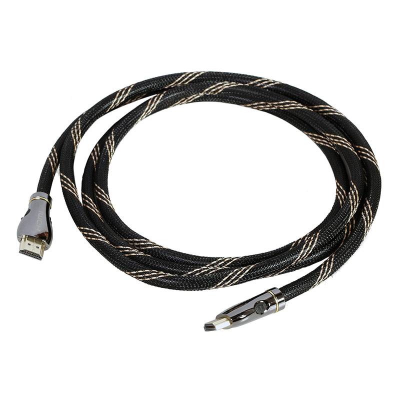Cabo HDMI 2.1 8K 60Hz Gembird / CCBP-HDMI8K-3M Premium Series Braided com Ethernet / 3m / Preto