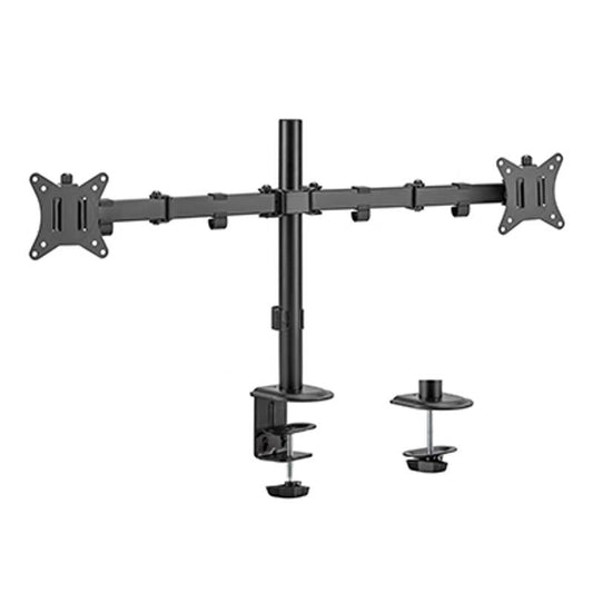 Suporte de Monitor Gembird p/ Secretária MA-D2-01 Articulado e Ajustável com 2 braços 17" - 32"