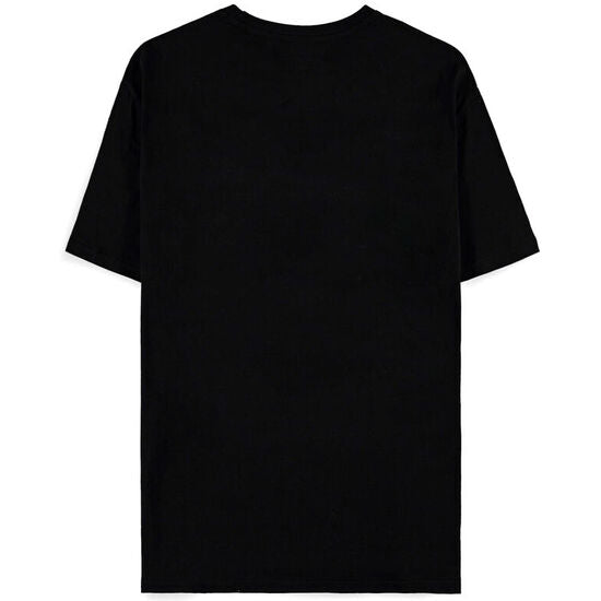 Tshirt DIFUZED Preta Logo Stranger Things em Chamas Tamanho S