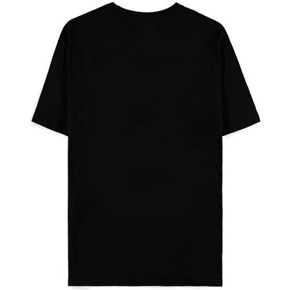 Tshirt DIFUZED Preta Logo Stranger Things em Chamas Tamanho S