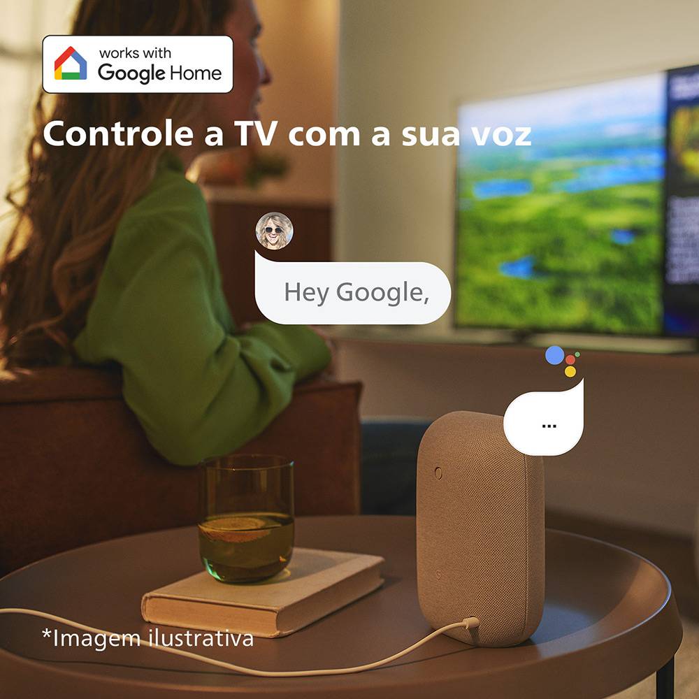 Televisão Smart TV Philips 6009 Series (2024) 40"/102cm LED Full HD Dolby Audio Titan OS