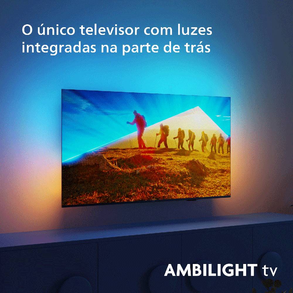 Televisão Smart TV Philips 8009 Series (2024) 55"/139,7cm LED 4K UHD Dolby Atmos Titan OS
