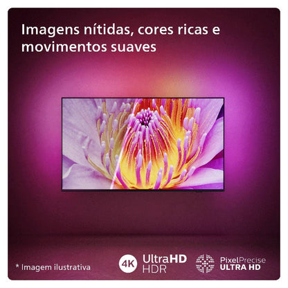 Televisão Smart TV Philips 8009 Series (2024) 55"/139,7cm LED 4K UHD Dolby Atmos Titan OS