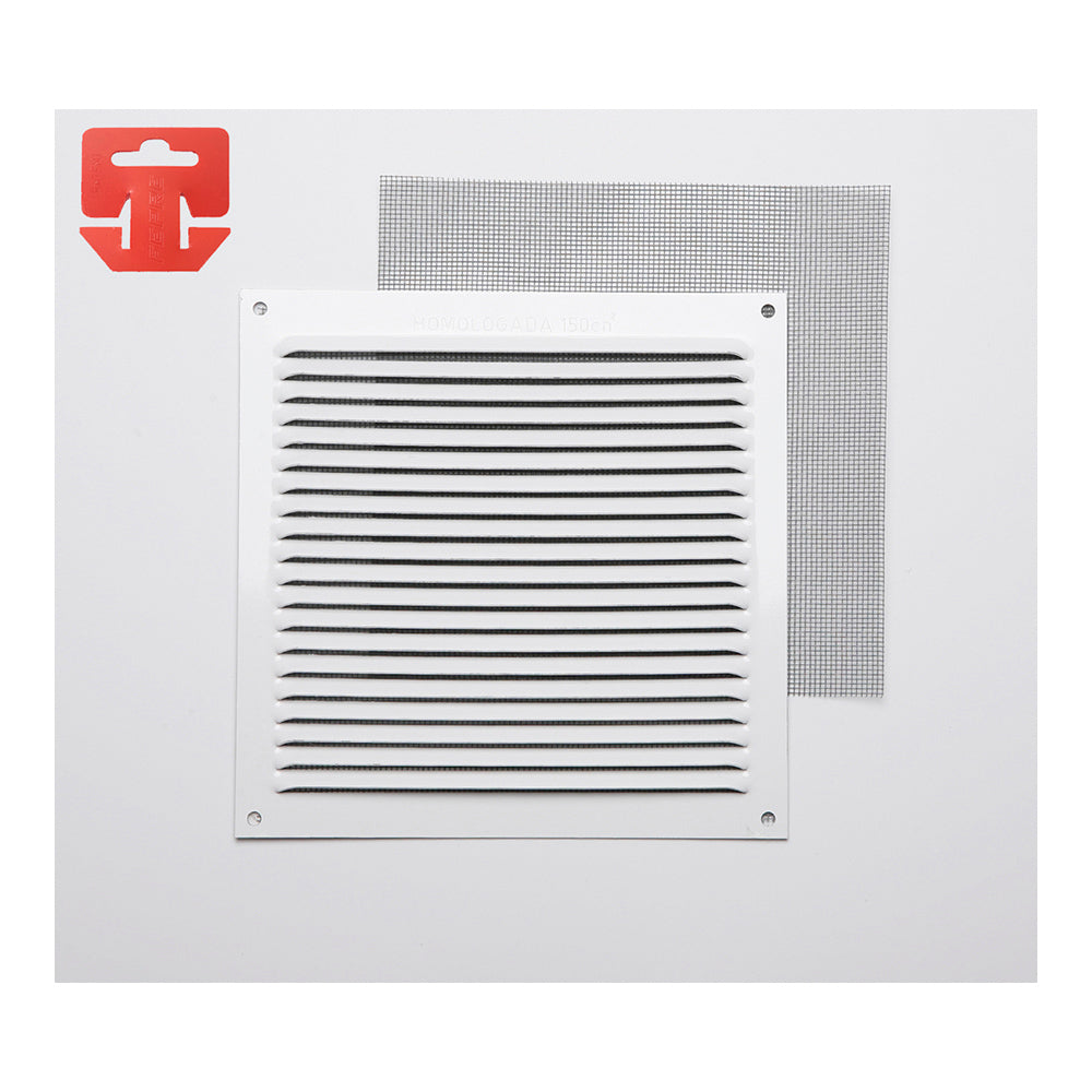 Grelha anti-mosquito aluminio 0.6 branco laqueado 170x170mm (g)_0