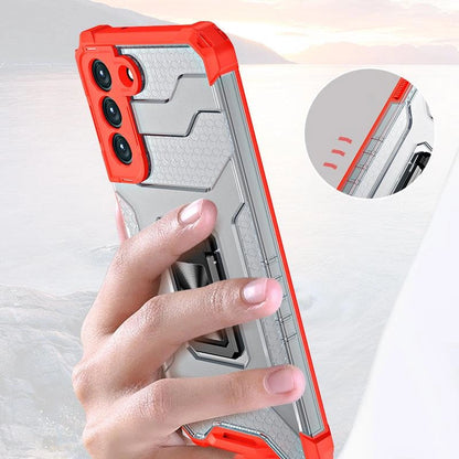 Crystal Ring Case tough hybrid cover + magnetic holder for Samsung Galaxy S22 + (S22 Plus) black_8