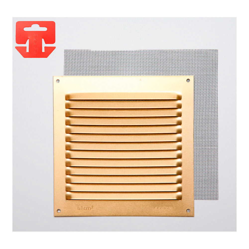 Grelha anti-mosquito aluminio 0.8 oro 150x150mm (g)_0