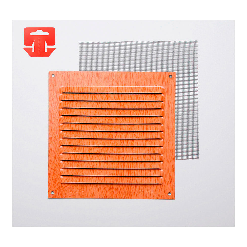 Grelha anti-mosquito aluminio 0.6 imitaÃ§Ã£o haya 150x150mm (g)_0