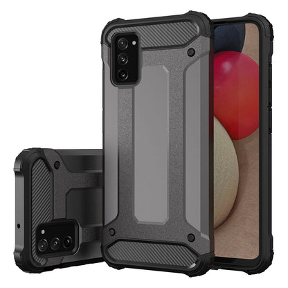 Hybrid Armor Case Tough Rugged Cover for Samsung Galaxy A03s black_1