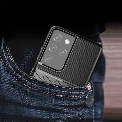 Thunder Case flexible armored cover for Samsung Galaxy S22 Ultra black_10