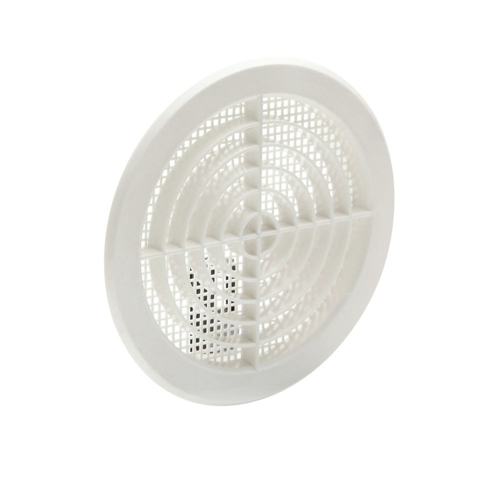 Grelha encastravel+clipsar d-12.5-14cm abs branco+mosquiteira_0