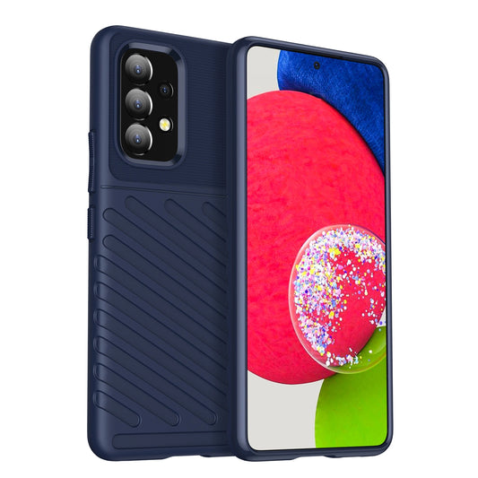 Thunder Case flexible armored cover for Samsung Galaxy A53 5G blue_0