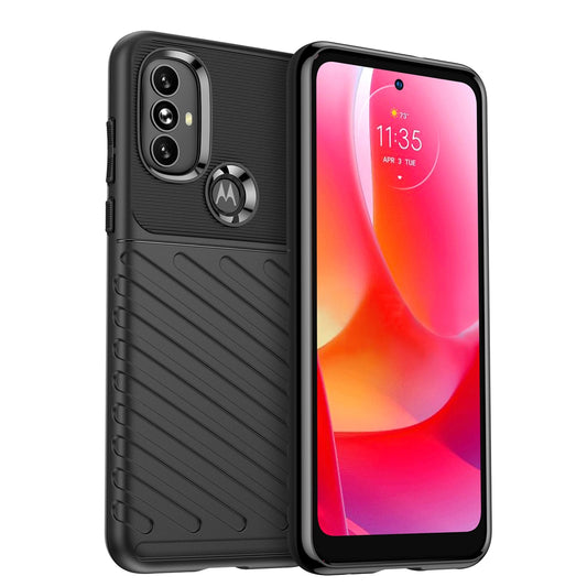 Thunder Case flexible armored cover for Motorola Moto G Power 2022 black_0