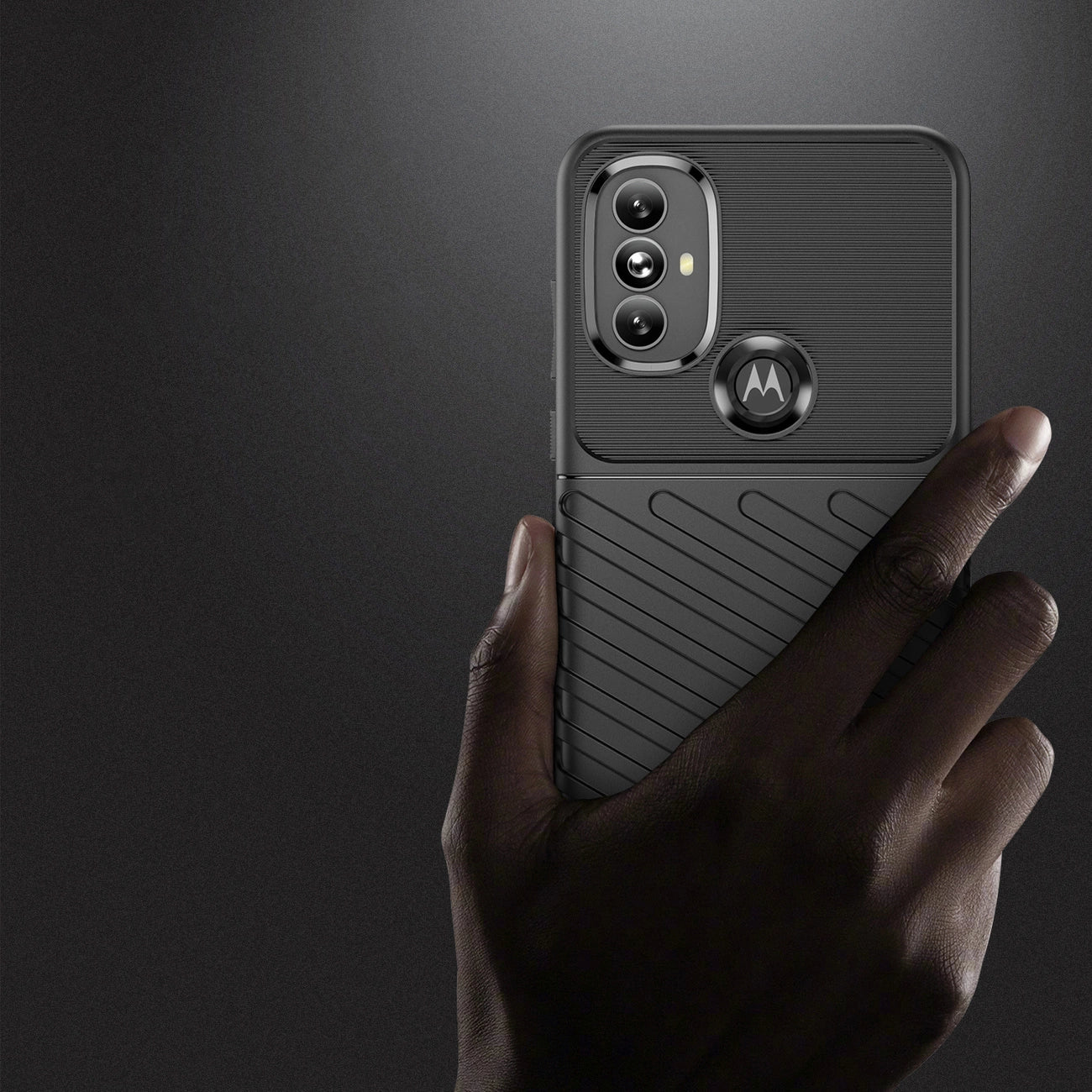 Thunder Case flexible armored cover for Motorola Moto G Power 2022 black_2