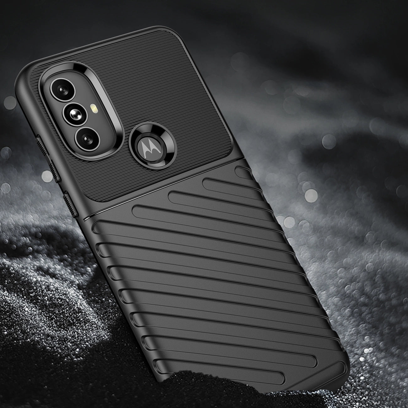 Thunder Case flexible armored cover for Motorola Moto G Power 2022 black_4