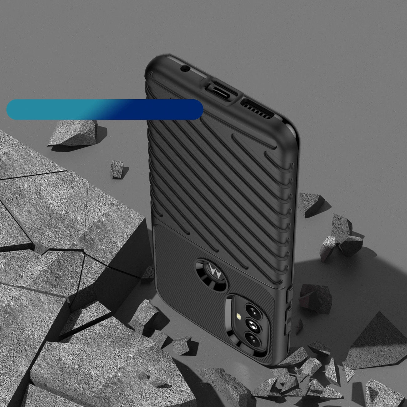 Thunder Case flexible armored cover for Motorola Moto G Power 2022 black_6