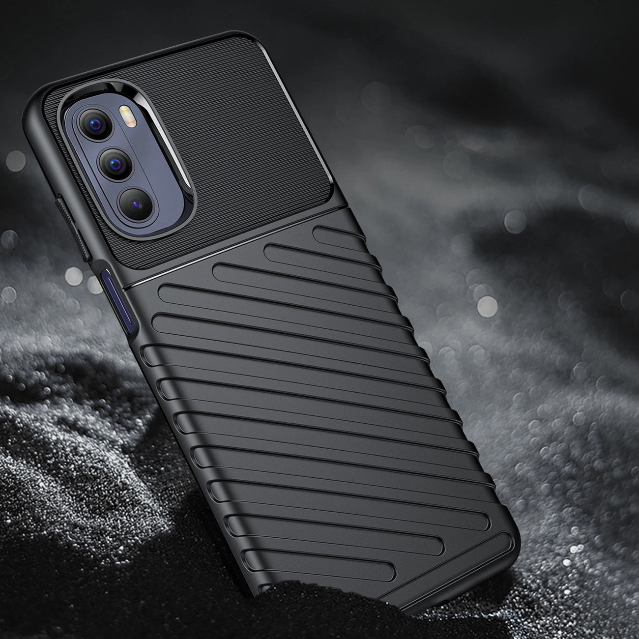 Thunder Case flexible armored cover for Motorola Moto G Stylus 2022 black_4