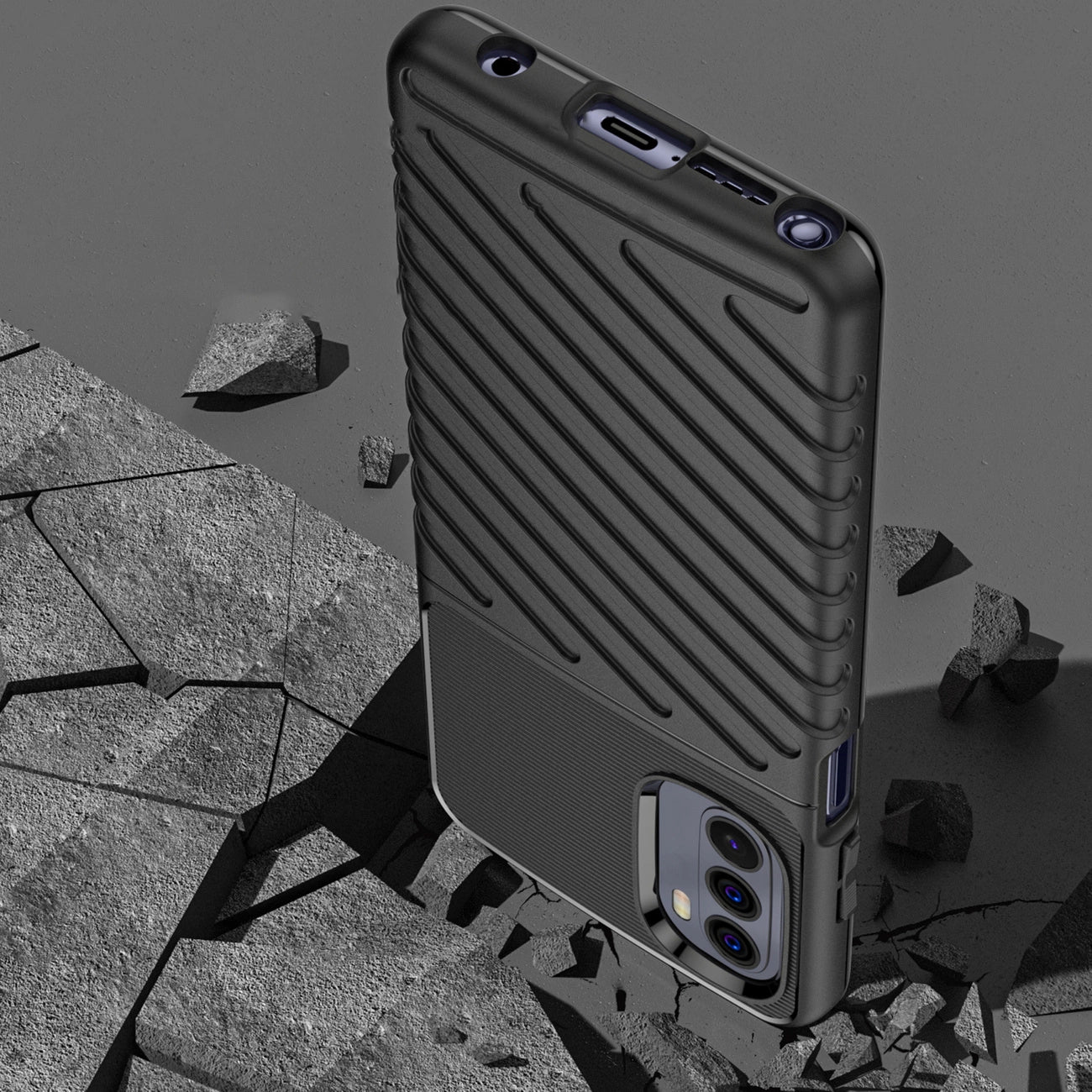 Thunder Case flexible armored cover for Motorola Moto G Stylus 2022 black_6