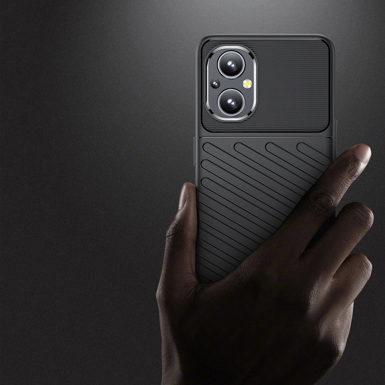Thunder Case flexible armored cover for OnePlus Nord N20 5G black_2