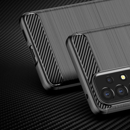 Carbon Case Flexible Cover Sleeve for Samsung Galaxy A53 5G black_1